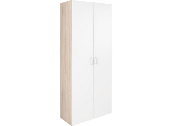 Schrank Tio - Eichefarben/Weiß, KONVENTIONELL, Holzwerkstoff (80/183/37,5cm) Schrank Tio - Eichefarben/Weiß, KONVENTIONELL, Holzwerkstoff (80/183/37,5cm)