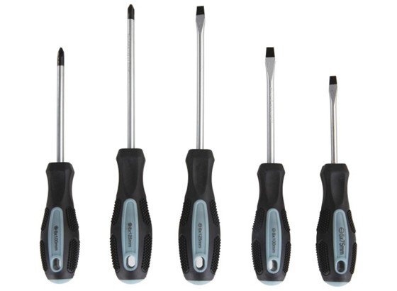 Schraubendreherset 5-teilig - KONVENTIONELL, Metall Schraubendreherset 5-teilig - KONVENTIONELL, Metall