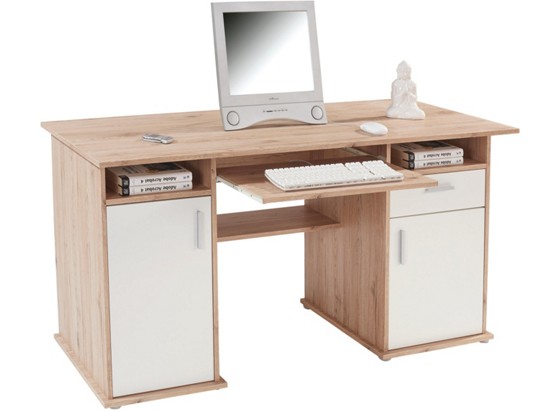 Schreibtisch Thema 3 - Eichefarben, MODERN, Holzwerkstoff/Kunststoff (160/76,6/60cm) Schreibtisch Thema 3 - Eichefarben, MODERN, Holzwerkstoff/Kunststoff (160/76,6/60cm)