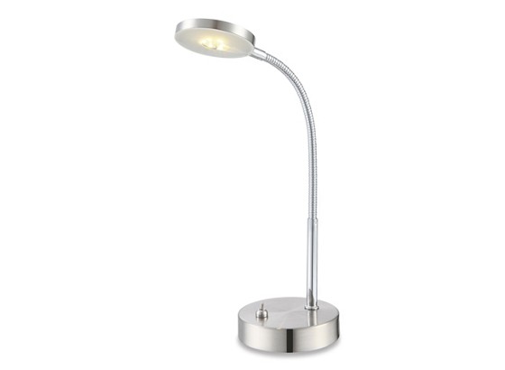 Schreibtischleuchte Desiderio - Chromfarben, MODERN, Kunststoff/Metall (17,5/11/30cm) - LUCA BESSONI Schreibtischleuchte Desiderio - Chromfarben, MODERN, Kunststoff/Metall (17,5/11/30cm) - LUCA BESSONI