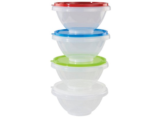Schüssel 4,5 Liter - Blau/Rot, KONVENTIONELL, Kunststoff (25/14.5cm) Schüssel 4,5 Liter - Blau/Rot, KONVENTIONELL, Kunststoff (25/14.5cm)