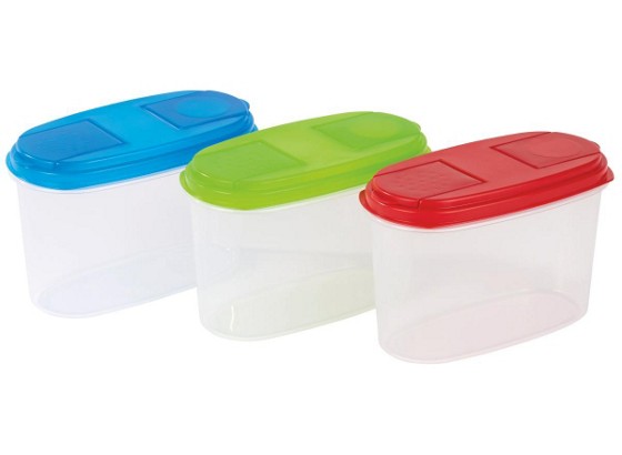 Schüttdose 1 Liter - Blau/Transparent, KONVENTIONELL, Kunststoff (9.5/12/18.5cm) Schüttdose 1 Liter - Blau/Transparent, KONVENTIONELL, Kunststoff (9.5/12/18.5cm)