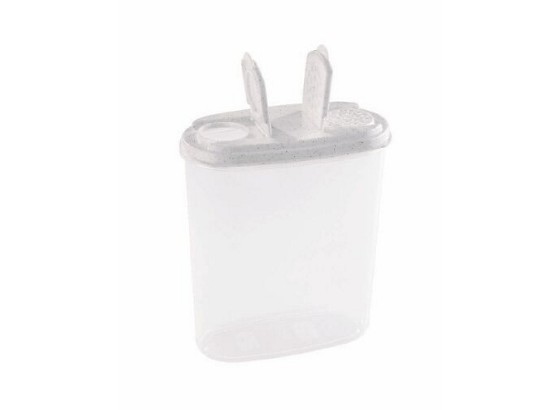 Schüttdose 2 Liter - Klar, KONVENTIONELL, Kunststoff (9,5/21/18,5cm) Schüttdose 2 Liter - Klar, KONVENTIONELL, Kunststoff (9,5/21/18,5cm)