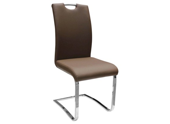 Schwingstuhl Daphne - Braun, MODERN, Textil/Metall (42,50/100/55,50cm) Schwingstuhl Daphne - Braun, MODERN, Textil/Metall (42,50/100/55,50cm)