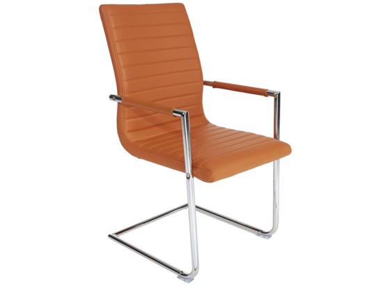 Schwingstuhl Gabriele - Chromfarben/Orange, MODERN, Kunststoff/Textil (51/98/61cm) Schwingstuhl Gabriele - Chromfarben/Orange, MODERN, Kunststoff/Textil (51/98/61cm)