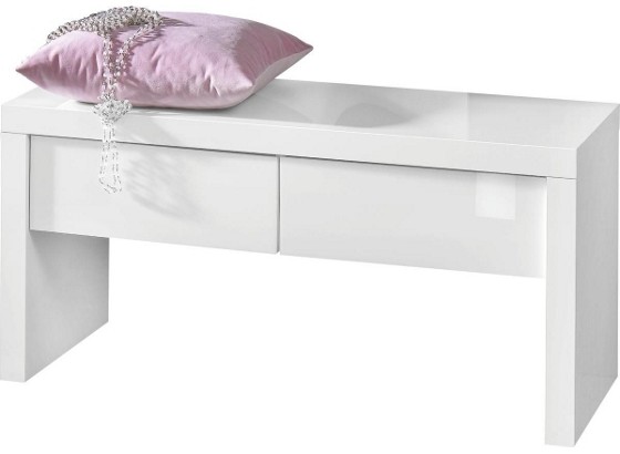 Sedací Lavice Lavica - bílá, Moderní (90/44/42cm) Sedací Lavice Lavica - bílá, Moderní (90/44/42cm)