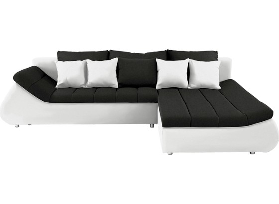 Sedací Souprava Boom - bílá/černá, Moderní (302/207cm) Sedací Souprava Boom - bílá/černá, Moderní (302/207cm)
