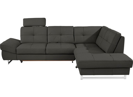 Sedací Souprava Rockstar - antracitová, Moderní, kůže (278/220cm) Sedací Souprava Rockstar - antracitová, Moderní, kůže (278/220cm)