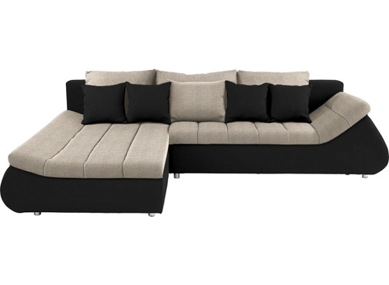 Sedacia Súprava Boom - čierna/béžová, Moderný (207/302cm) Sedacia Súprava Boom - čierna/béžová, Moderný (207/302cm)
