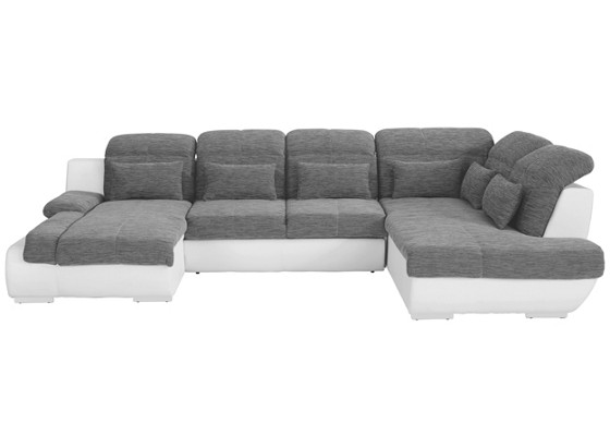 Sedacia Súprava Multi - sivá/biela, Moderný, textil (345/228cm) Sedacia Súprava Multi - sivá/biela, Moderný, textil (345/228cm)