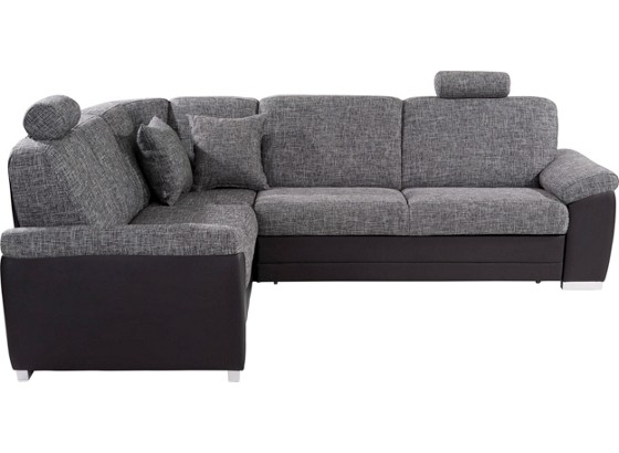 Sedacia Súprava Sava - čierna/sivá, Moderný, umelá hmota/drevo (212/262cm) Sedacia Súprava Sava - čierna/sivá, Moderný, umelá hmota/drevo (212/262cm)