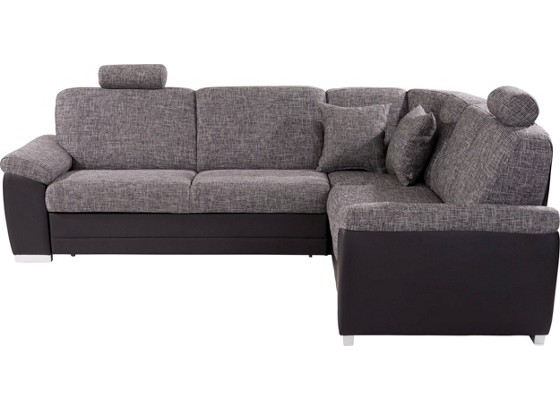 Sedacia Súprava Sava - čierna/sivá, Moderný, umelá hmota/drevo (262/212cm) Sedacia Súprava Sava - čierna/sivá, Moderný, umelá hmota/drevo (262/212cm)