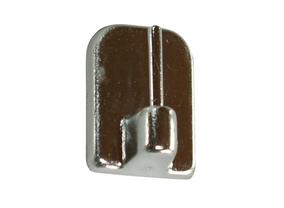 Selbstklebehaken Chrom, 4 Stk. - Chromfarben, KONVENTIONELL, Kunststoff/Metall Selbstklebehaken Chrom, 4 Stk. - Chromfarben, KONVENTIONELL, Kunststoff/Metall