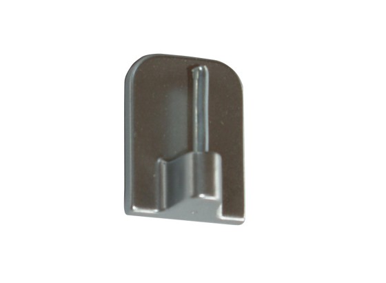 Selbstklebehaken Chrom Matt - Silberfarben, KONVENTIONELL, Kunststoff/Metall - HOMEWARE Selbstklebehaken Chrom Matt - Silberfarben, KONVENTIONELL, Kunststoff/Metall - HOMEWARE