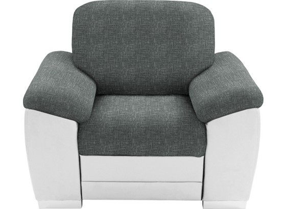 Sessel Sava - Silberfarben/Weiß, MODERN, Karton/Holz (105/90/87cm) Sessel Sava - Silberfarben/Weiß, MODERN, Karton/Holz (105/90/87cm)