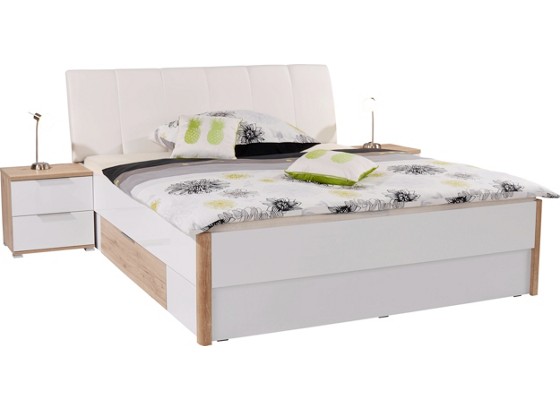 Set Kreveta I Noćnih Ormarića Set Kreveta I Noćnih Ormarića - bijela/boje hrasta, Konvencionalno, drvni materijal (192/100/215cm) Set Kreveta I Noćnih Ormarića Set Kreveta I Noćnih Ormarića - bijela/boje hrasta, Konvencionalno, drvni materijal (192/100/215cm)