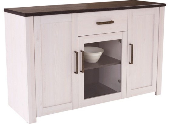 Sideboard Provence - Wengefarben/Klar, ROMANTIK / LANDHAUS, Holzwerkstoff (153,9/82,3/42cm) - JAMES WOOD Sideboard Provence - Wengefarben/Klar, ROMANTIK / LANDHAUS, Holzwerkstoff (153,9/82,3/42cm) - JAMES WOOD