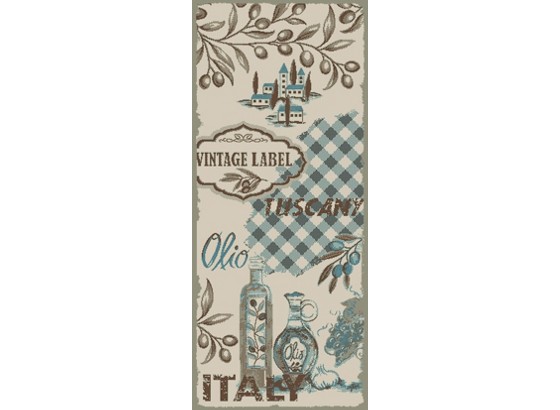 Síkszövött Szőnyeg Star - kék, konvencionális, textil (60/180cm) Síkszövött Szőnyeg Star - kék, konvencionális, textil (60/180cm)