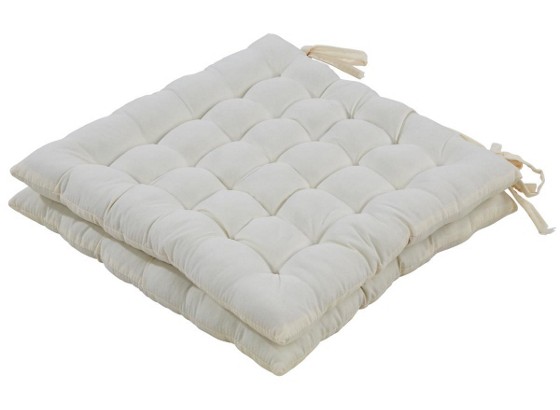 Sitzkissen Bianca - Weiß, KONVENTIONELL, Kunststoff/Textil (38/38/5cm) - LUCA BESSONI Sitzkissen Bianca - Weiß, KONVENTIONELL, Kunststoff/Textil (38/38/5cm) - LUCA BESSONI