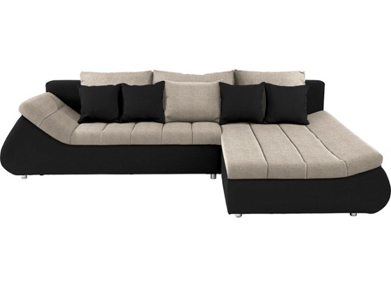 Sjedeća Garnitura Sjedeća Garnitura - bež/crna, Moderno (302/207cm) Sjedeća Garnitura Sjedeća Garnitura - bež/crna, Moderno (302/207cm)
