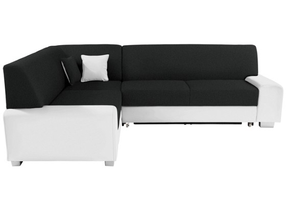 Sjedeća Garnitura Sjedeća Garnitura - bijela/crna, Moderno, drvo/tekstil (210/260cm) Sjedeća Garnitura Sjedeća Garnitura - bijela/crna, Moderno, drvo/tekstil (210/260cm)
