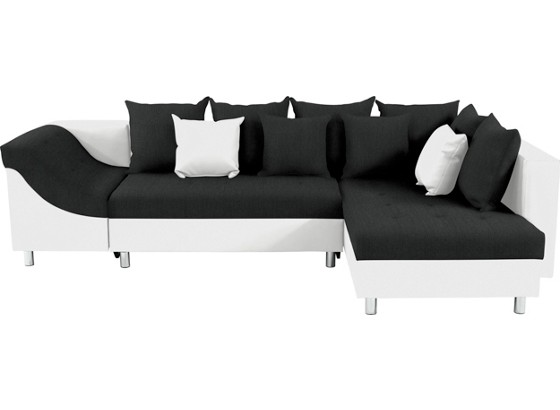 Sjedeća Garnitura Sjedeća Garnitura - bijela/crna, Moderno (270/174cm) Sjedeća Garnitura Sjedeća Garnitura - bijela/crna, Moderno (270/174cm)