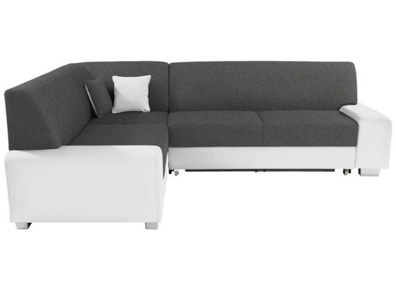 Sjedeća Garnitura Sjedeća Garnitura - bijela/tamno siva, Moderno, drvo/tekstil (210/260cm) Sjedeća Garnitura Sjedeća Garnitura - bijela/tamno siva, Moderno, drvo/tekstil (210/260cm)