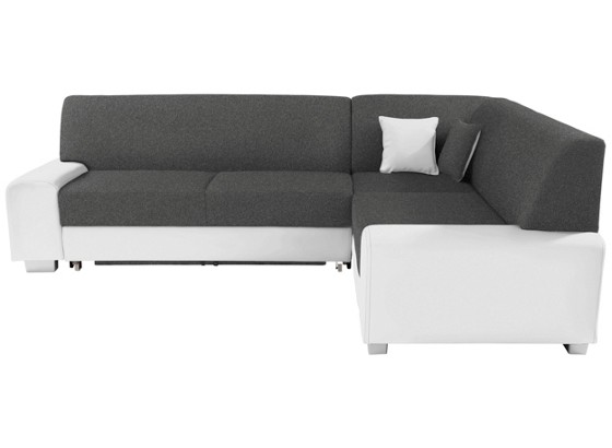 Sjedeća Garnitura Sjedeća Garnitura - bijela/tamno siva, Moderno, drvo/tekstil (260/210cm) Sjedeća Garnitura Sjedeća Garnitura - bijela/tamno siva, Moderno, drvo/tekstil (260/210cm)