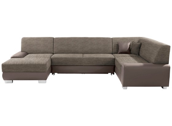 Sjedeća Garnitura Sjedeća Garnitura - siva/svijetlo siva, Moderno, drvo/metal (160/320/210cm) Sjedeća Garnitura Sjedeća Garnitura - siva/svijetlo siva, Moderno, drvo/metal (160/320/210cm)
