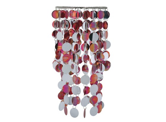 Sjenilo Svjetiljke Bianka - boje srebra/crvena, Konvencionalno, metal/plastika (22/48cm) - LUCA BESSONI Sjenilo Svjetiljke Bianka - boje srebra/crvena, Konvencionalno, metal/plastika (22/48cm) - LUCA BESSONI