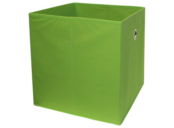 Skladací Box Cubi - zelená, Moderný, drevený materiál/textil (32/32/32cm) Skladací Box Cubi - zelená, Moderný, drevený materiál/textil (32/32/32cm)
