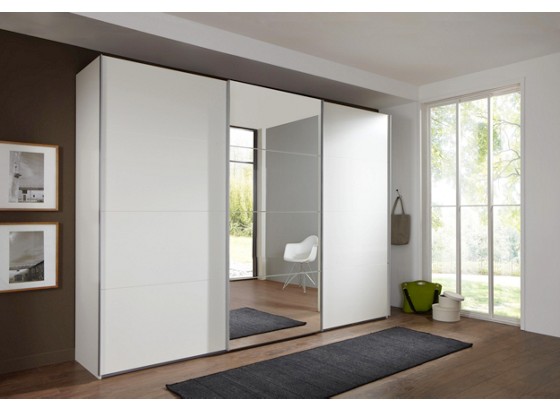 Skříň S Posuvnými Dveřmi Ernie - bílá, dřevo/dřevěný materiál (270/210/65cm) Skříň S Posuvnými Dveřmi Ernie - bílá, dřevo/dřevěný materiál (270/210/65cm)