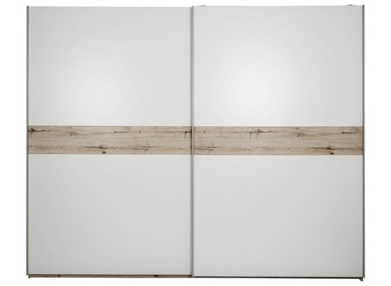Skříň S Posuvnými Dveřmi Julia - bílá/barvy dubu, Konvenční, dřevěný materiál (270/225/62cm) Skříň S Posuvnými Dveřmi Julia - bílá/barvy dubu, Konvenční, dřevěný materiál (270/225/62cm)
