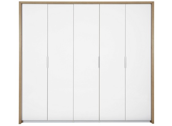 Skříň Šatní Florenz - bílá/barvy dubu, Konvenční, dřevěný materiál (231/214/61cm) Skříň Šatní Florenz - bílá/barvy dubu, Konvenční, dřevěný materiál (231/214/61cm)