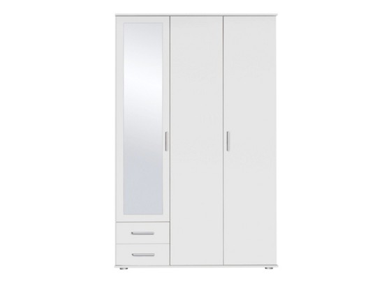 Skriňa S Dvermi Rasant - biela, drevený materiál (127/188/52cm) Skriňa S Dvermi Rasant - biela, drevený materiál (127/188/52cm)