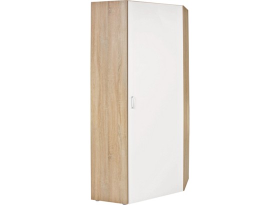 Skriňa Tio - farby dubu/biela, Moderný, drevený materiál (80/80cm) Skriňa Tio - farby dubu/biela, Moderný, drevený materiál (80/80cm)