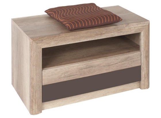 Škrinja Klupa Kashmir - boje hrasta/smeđa, Moderno, drvni materijal (84/47/41cm) - JAMES WOOD Škrinja Klupa Kashmir - boje hrasta/smeđa, Moderno, drvni materijal (84/47/41cm) - JAMES WOOD