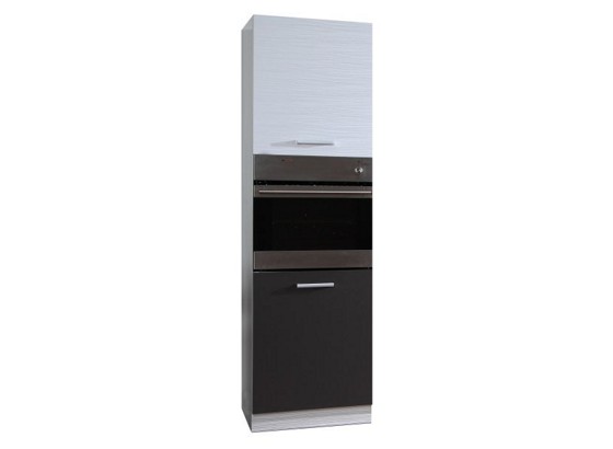 Skrinka Na Spotrebič Margaret - sivá/biela, Moderný, drevený materiál (60/217/59cm) Skrinka Na Spotrebič Margaret - sivá/biela, Moderný, drevený materiál (60/217/59cm)