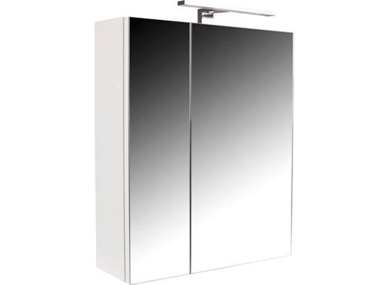 Skrinka So Zrkadlom Fiola - biela, Konvenčný, drevený materiál/sklo (50/60/14,2cm) Skrinka So Zrkadlom Fiola - biela, Konvenčný, drevený materiál/sklo (50/60/14,2cm)