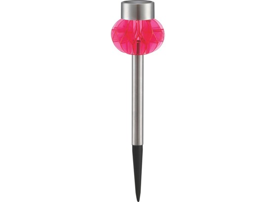 Solarleuchte Dora - Pink/Orange, KONVENTIONELL, Kunststoff/Metall (9/9/35cm) Solarleuchte Dora - Pink/Orange, KONVENTIONELL, Kunststoff/Metall (9/9/35cm)