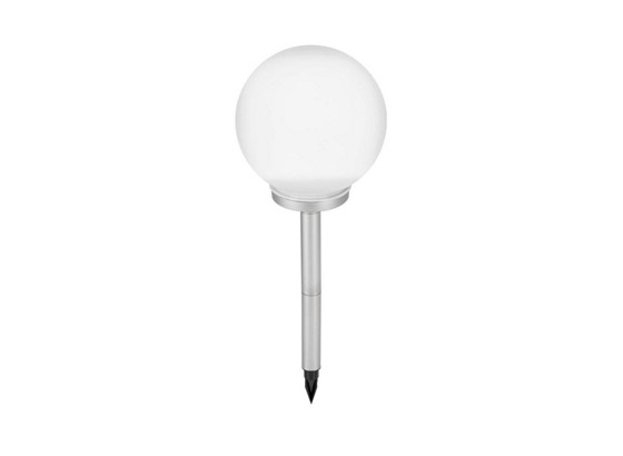 Solarleuchte Verena - Silberfarben/Weiß, KONVENTIONELL, Kunststoff (20/62cm) - HOMEZONE Solarleuchte Verena - Silberfarben/Weiß, KONVENTIONELL, Kunststoff (20/62cm) - HOMEZONE