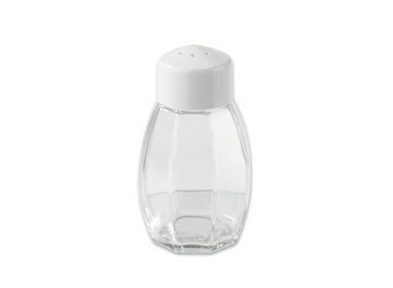 Sószóró 8 Cm - áttetsző/fehér, konvencionális, műanyag/üveg (80mm) Sószóró 8 Cm - áttetsző/fehér, konvencionális, műanyag/üveg (80mm)