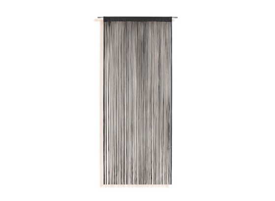Špageti Zavjesa Marietta - crna, Konvencionalno, tekstil (90/245cm) - OMBRA Špageti Zavjesa Marietta - crna, Konvencionalno, tekstil (90/245cm) - OMBRA