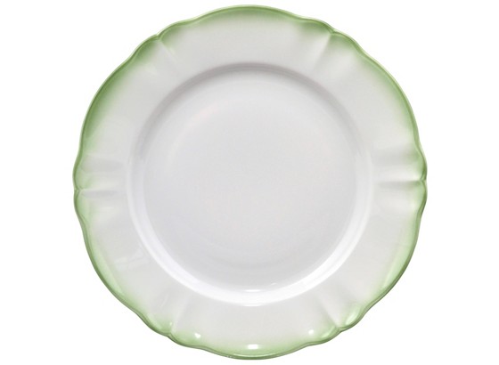 Speiseteller Inga - Grün, KONVENTIONELL, Keramik (26cm) Speiseteller Inga - Grün, KONVENTIONELL, Keramik (26cm)