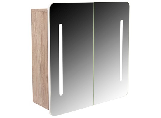 Spiegelschrank Toronto - Eichefarben, MODERN, Glas/Holzwerkstoff (70/75/20cm) - OMBRA Spiegelschrank Toronto - Eichefarben, MODERN, Glas/Holzwerkstoff (70/75/20cm) - OMBRA