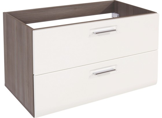 Spodní Skříňka Pod Umyvadlo Avensis - bílá/barvy dubu, Moderní, dřevěný materiál (90/53/45cm) - LUCA BESSONI Spodní Skříňka Pod Umyvadlo Avensis - bílá/barvy dubu, Moderní, dřevěný materiál (90/53/45cm) - LUCA BESSONI