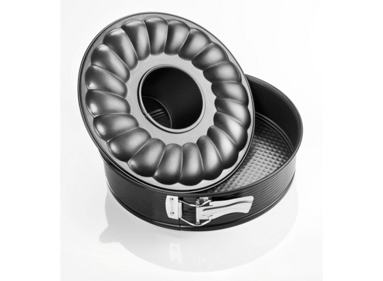 Springform Schwarz - Schwarz, KONVENTIONELL, Metall (22/18/12cm) Springform Schwarz - Schwarz, KONVENTIONELL, Metall (22/18/12cm)
