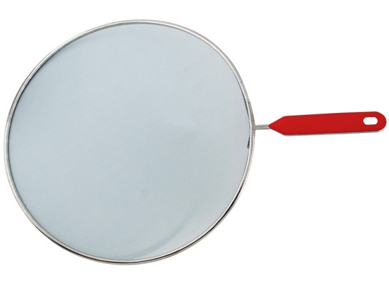 Spritzschutz D: 29 cm - Rot/Silberfarben, KONVENTIONELL, Kunststoff/Metall (29cm) Spritzschutz D: 29 cm - Rot/Silberfarben, KONVENTIONELL, Kunststoff/Metall (29cm)