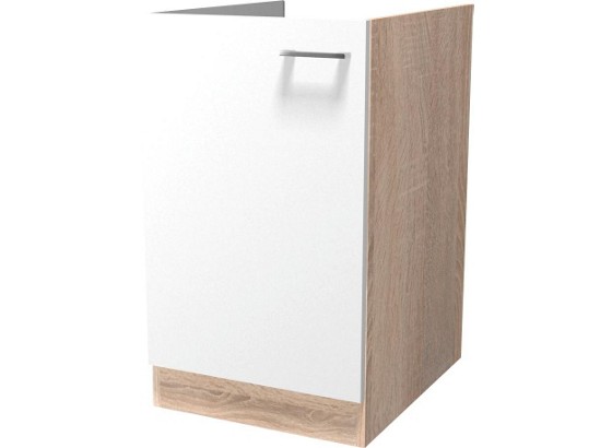 Spülenunterschrank Samoa Spu 50 - Eichefarben/Weiß, KONVENTIONELL, Holzwerkstoff (50/86/57cm) Spülenunterschrank Samoa Spu 50 - Eichefarben/Weiß, KONVENTIONELL, Holzwerkstoff (50/86/57cm)