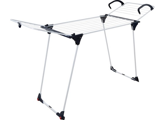 Stalak Za Sušenje Rublja Duplo - bijela/tamno plava, Konvencionalno, metal (180/90,5/57cm) Stalak Za Sušenje Rublja Duplo - bijela/tamno plava, Konvencionalno, metal (180/90,5/57cm)